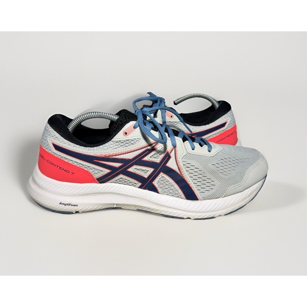 ASICS Gel-Contend 7 Shoes Cushioned Running Sneakers Gray Men’s Size 10 1011B040